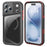 SHELLBOX GTM Series For iPhone 17 Pro Max Magnetic Case IP68 Waterproof TPU PC Metal Frame Diving Phone Cover - 1