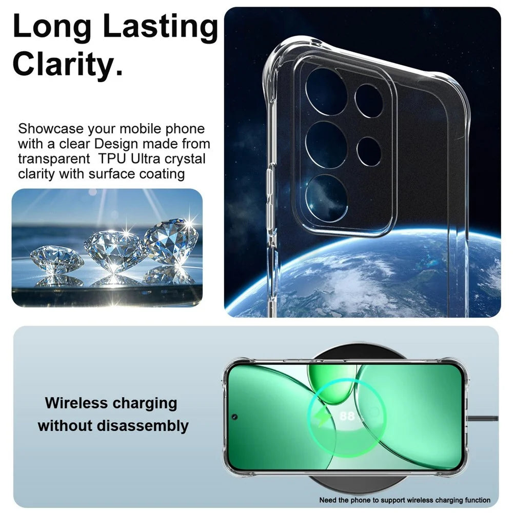 IMAK For Realme C85 4G / 15x (India) 5G Case TPU Phone Cover Airbag Shockproof Protection - 6