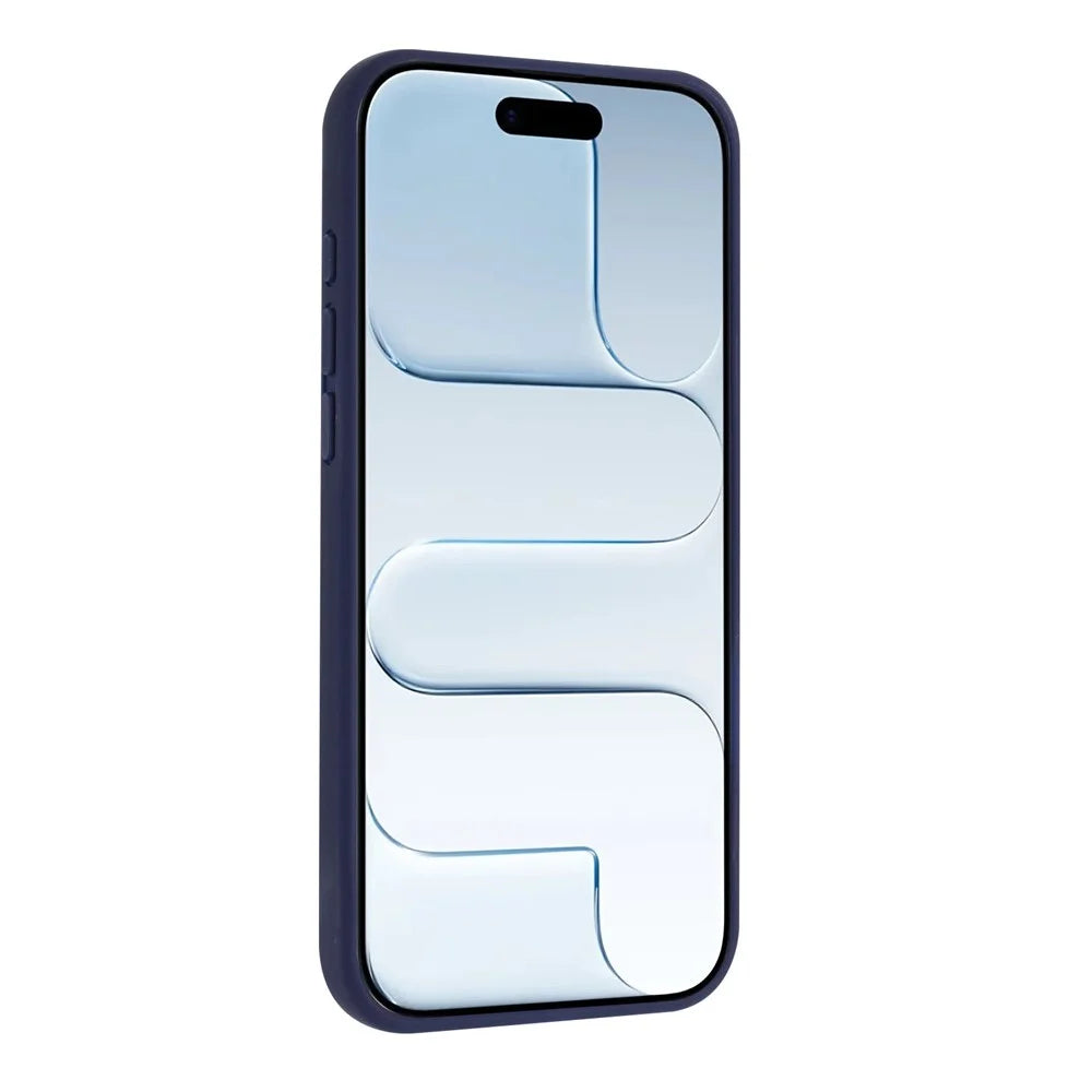 For iPhone 17 Pro Max Magnetic Case Rotary Kickstand Skin Touch PC + TPU Phone Cover Support Wireless Charging - Dark Blue - 3