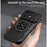 For iPhone 16 Case Compatible with MagSafe Ring Holder Foldable Kickstand TPU PC Phone Cover with Camera Lens Slider - Black - 7