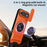 For iPhone Air Case Compatible with MagSafe Ring Holder Foldable Kickstand TPU PC Phone Cover with Camera Lens Slider - Orange - 2