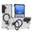 For Samsung Galaxy S26+ Magnetic Case with Kickstand PC + TPU Phone Cover - Transparent - 1