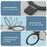 For Samsung Galaxy S26+ Magnetic Case with Kickstand PC + TPU Phone Cover - Transparent - 5