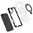 For iPhone 17 Magnetic Case with Kickstand PC + TPU Phone Cover Compatible with MagSafe - Transparent - 3