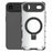 For iPhone Air Magnetic Case with Kickstand PC + TPU Phone Cover Compatible with MagSafe - Transparent - 4