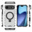 For iPhone Air Magnetic Case with Kickstand PC + TPU Phone Cover Compatible with MagSafe - Transparent - 5