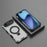 For iPhone Air Magnetic Case with Kickstand PC + TPU Phone Cover Compatible with MagSafe - Transparent - 6