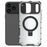 For iPhone 18 Pro Max / 17 Pro Max Magnetic Case with Kickstand PC + TPU Phone Cover Compatible with MagSafe - Transparent - 4