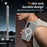 For Samsung Galaxy S25 FE Magnetic Case Glitter Design TPU PC PET Drop Proof Phone Cover - Transparent - 7