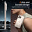 For iPhone 16 Pro Max Magnetic Case Glitter Design TPU PC PET Drop Proof Phone Cover - Transparent - 6