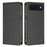 For iPhone Air Leather Wallet Case Magnetic Closure RFID Blocking Phone Cover - Black - 1