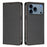 For iPhone 18 Pro / 17 Pro Leather Wallet Case Magnetic Closure RFID Blocking Phone Cover - Black - 1
