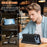 For iPhone 18 Pro / 17 Pro Leather Wallet Case Magnetic Closure RFID Blocking Phone Cover - Black - 2