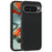 ABEEL For Google Pixel 9  /  9 Pro Magnetic Case Carbon Fiber Texture TPU PC PU Phone Back Cover - Black - 1