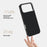 ABEEL For iPhone Air Magnetic Case Carbon Fiber Texture TPU PC PU Phone Back Cover - Black - 3