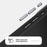 ABEEL For iPhone Air Magnetic Case Carbon Fiber Texture TPU PC PU Phone Back Cover - Black - 5