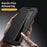 For Samsung Galaxy S23 Case Smart View Window Leather Phone Cover - Black - 3