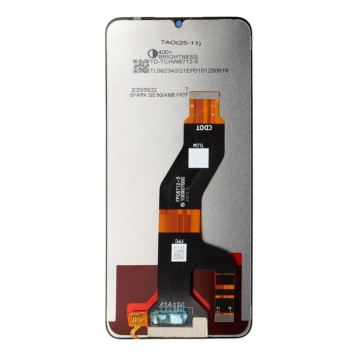 For TECNO Spark Go 2025 KM8 Grade C LCD Screen and Digitizer Assembly Replacement Part (Without Logo) - 2