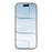 For iPhone Air Case Compatible with MagSafe Rhinestone Edge Glitter Back TPU + PC IMD Phone Cover - Starry Transparent - 2