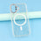 For iPhone 17 Case Compatible with MagSafe Rhinestone Edge Glitter Back TPU + PC IMD Phone Cover - Glitter Star - 6