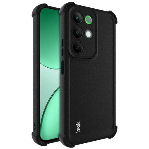 IMAK For Realme C85 5G / 15x (India) 5G Case TPU Phone Cover Airbag Shockproof Protection - Matte Black - 1
