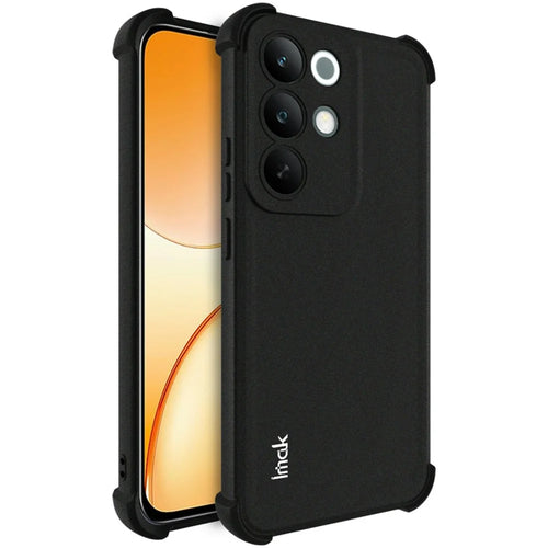 IMAK For Realme C85 Pro 4G Case TPU Phone Cover Airbag Shockproof Protection - Matte Black - 1