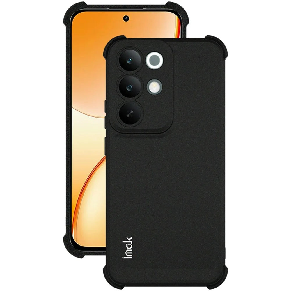 IMAK For Realme C85 Pro 4G Case TPU Phone Cover Airbag Shockproof Protection - Matte Black - 2