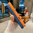 For iPhone 17 Pro Max Magnetic Case Glitter Design Ring Kickstand TPU + Acrylic Phone Cover with Screen Protector - Orange - 5