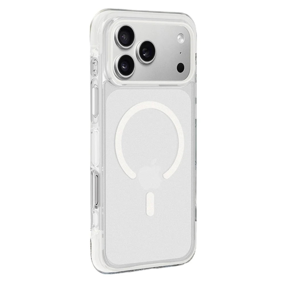 X-LEVEL For iPhone 17 Pro Max Case Compatible with MagSafe PC TPU Anti-drop Airbag Phone Cover - White - 1