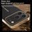 For iPhone 17 Pro Case Anti Scratch Litchi Texture TPU Leather PU Phone Back Cover - Black - 5