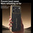 For iPhone 17 Pro Case Anti Scratch Litchi Texture TPU Leather PU Phone Back Cover - Black - 6
