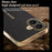 For iPhone 16 Case Anti Scratch Litchi Texture TPU Leather PU Phone Back Cover - Black - 3