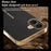 For iPhone 16 Plus Case Anti Scratch Litchi Texture TPU Leather PU Phone Back Cover - Black - 3