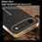For iPhone Air Case Anti Scratch Litchi Texture TPU Leather PU Phone Back Cover - Black - 2