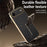 For iPhone Air Case Anti Scratch Litchi Texture TPU Leather PU Phone Back Cover - Black - 4