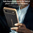 For iPhone Air Case Anti Scratch Litchi Texture TPU Leather PU Phone Back Cover - Black - 6