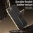 For iPhone 17e / 16e Case Anti Scratch Litchi Texture TPU Leather PU Phone Back Cover - Black - 4