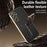 For Samsung Galaxy A26 5G Case Anti Scratch Litchi Texture TPU Leather PU Phone Back Cover - Black - 7