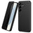 For Samsung Galaxy S23 FE Case Smart View Window Leather Phone Cover - Black - 1