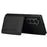 For Samsung Galaxy Z Fold7 5G Case with Card Slots Kickstand Calf Texture Leather Phone Back Cover - Black - 3