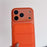 For iPhone 17 Pro Case Down Jacket Design Skin-touch PU Leather Coated PC + TPU Phone Cover - Orange - 3