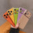 For iPhone 17 Pro Case Precise Cutouts Textured PU Leather Coated PC + TPU Phone Cover - Orange - 7