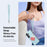 DUX DUCIS For Samsung Galaxy S26 Case  Luvy Series PU Leather + PC Phone Case with Finger Ring / Strap - Sky Blue & Heart - 7