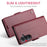 CASEME For Samsung Galaxy S26 Case  023 Series RFID Blocking Glossy Stand Phone Cover - Red - 5