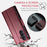CASEME For Samsung Galaxy S26 Case  023 Series RFID Blocking Glossy Stand Phone Cover - Red - 6