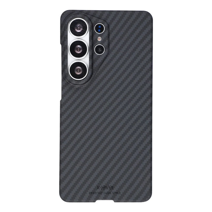 X-LEVEL For Samsung Galaxy S26 Ultra Magnetic Case Carbon Fiber Texture Ultra-Thin PC Hard Phone Cover - 3