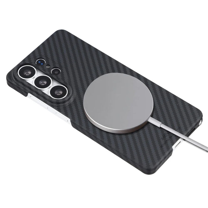 X-LEVEL For Samsung Galaxy S26 Ultra Magnetic Case Carbon Fiber Texture Ultra-Thin PC Hard Phone Cover - 4