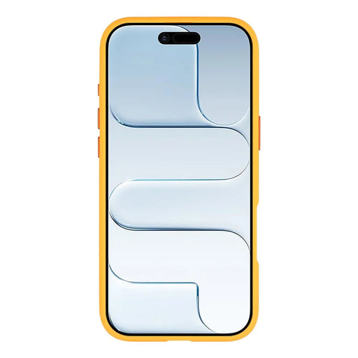 JAUCASE For iPhone Air Magnetic Case Skin Touch Matte TPU PC Phone Cover Compatible with MagSafe - Transparent Orange - 2