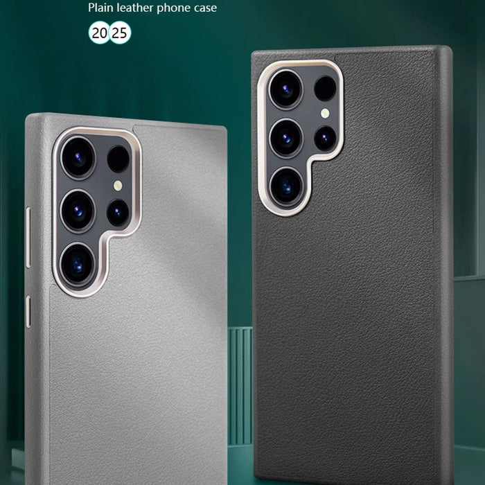 X-LEVEL For Samsung Galaxy S26 Ultra Magnetic Case PU Leather Hard PC Phone Cover - Black - 7