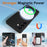For Samsung Galaxy S26 Magnetic Case Anti-Drop Liquid Silicone Phone Cover - Black - 3